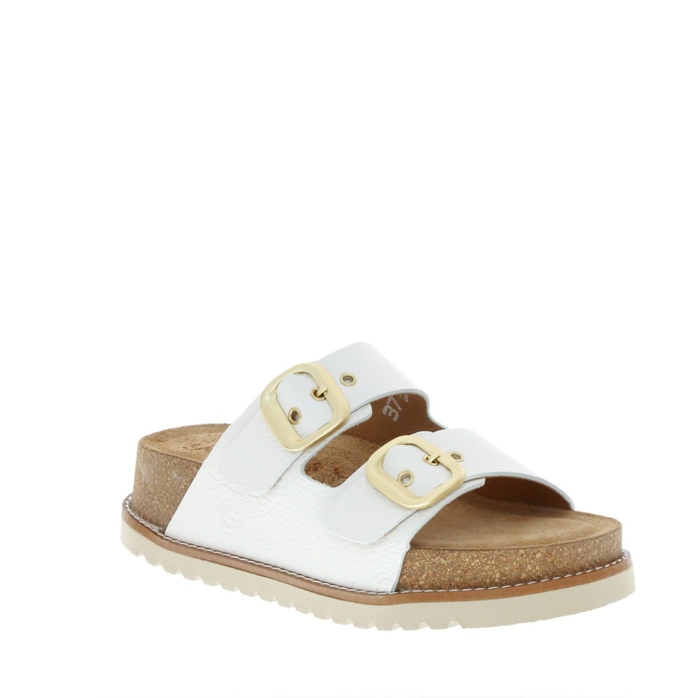 Yokono PLATFORM SANDAL OCA-013 WHITE - Size 9 NEW- Authentic